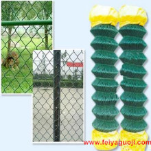 PVC Revestido Chain Link Fence Anping Fábrica